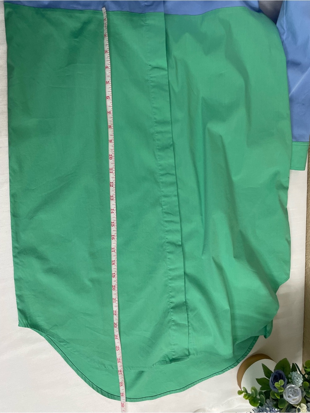 UNTUCKit Women's Stretch Cotton Colorblock Meryl Shirtdress Size 12 - Picture 14 of 16